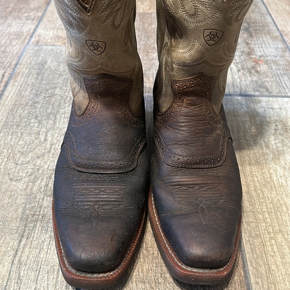 Ariat Men’s‎ Brown Heritage Roughstock Leather Western Boot - Picture 4 of 10